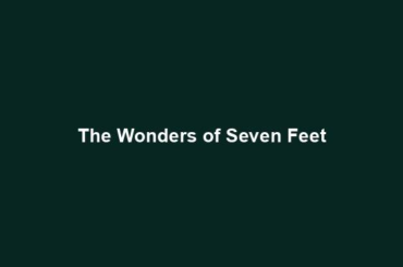 The Wonders of Seven Feet